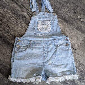 VINTAGE Kid's Ruffle Shortalls